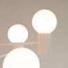 Lustre Aluminium Blanc G9 6 Halo