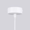 Lustre Aluminium Blanc G9 6 Halo