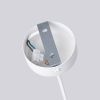 Lustre Aluminium Blanc G9 6 Halo