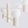 Lustre Aluminium Beige G9 6 Halo