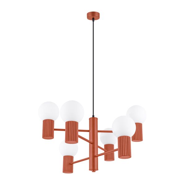 Lustre Aluminium Ocre Rouge G9 6 Halo