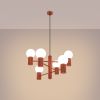 Lustre Aluminium Ocre Rouge G9 6 Halo