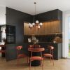 Lustre Aluminium Ocre Rouge G9 6 Halo