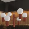 Lustre Aluminium Ocre Rouge G9 6 Halo
