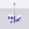 Lustre Aluminium Outremer G9 6 Halo