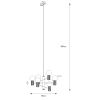 Lustre Aluminium Outremer G9 6 Halo