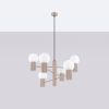 Lustre Aluminium Taupe G9 6 Halo