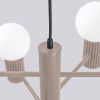 Lustre Aluminium Taupe G9 6 Halo