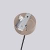 Lustre Aluminium Taupe G9 6 Halo