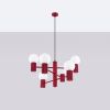 Lustre Aluminium Bourgogne G9 6 Halo