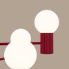 Lustre Aluminium Bourgogne G9 6 Halo