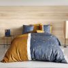 Housse de couette 240x260 cm + 2 taies d'oreiller 63x63 cm Coton Bel Or Housse de couette 240x260 cm + 2 taies d'oreiller 63x63 cm Coton Bel Or