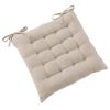 Coussin de chaise 40x40 cm Gaze de Coton Terra Naturel