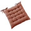 Coussin de chaise 40x40 cm Gaze de Coton Terra Terracotta