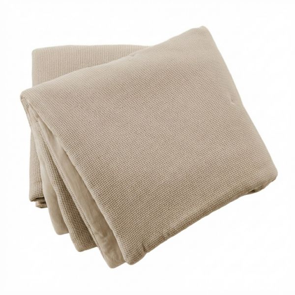 Bout de lit 90x200 cm Coton Paloma Ficelle