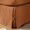 Cache sommier 180x200 cm Gaze de Coton Terra Abricot
