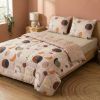 Couette imprimée 200x200 cm + 2 taies Coton Celestine