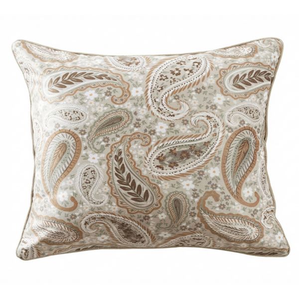 Coussin rectangulaire déhoussable 40x60 cm Velours de Coton Valentine