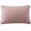 Coussin rectangulaire déhoussable 40x60 cm Gaze de Coton Vickie Terracotta