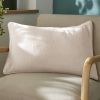 Coussin rectangulaire déhoussable 40x60 cm Gaze de Coton Terra Naturel