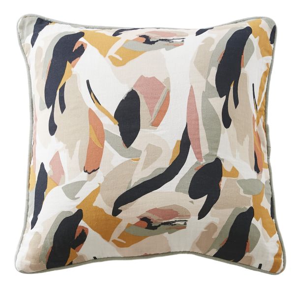 Coussin carré déhoussable 45x45 cm Gaze de Coton Lucia