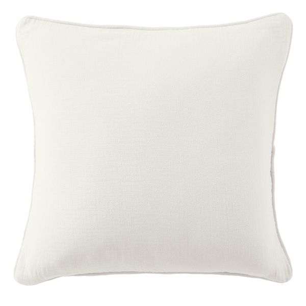 Coussin carré déhoussable 45x45 cm Gaze de Coton Terra Chantilly