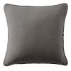 Coussin carré déhoussable 45x45 cm Gaze de Coton Terra Granit