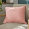 Coussin carré déhoussable 45x45 cm Gaze de Coton Terra Rose Foncé