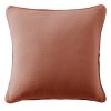 Coussin carré déhoussable 45x45 cm Gaze de Coton Terra Terracotta