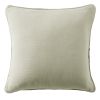 Coussin carré déhoussable 45x45 cm Gaze de Coton Terra Vert d'eau