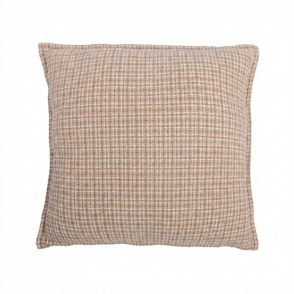 Coussin carré déhoussable 50x50 cm Coton Violette