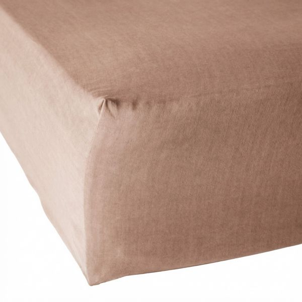 Drap housse 90x190+30 cm Lyocell Gabrielle Blush