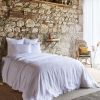 Housse de couette 200x200 cm Lin Rosalie Craie