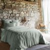 Housse de couette 200x200 cm Lin Rosalie Eucalyptus