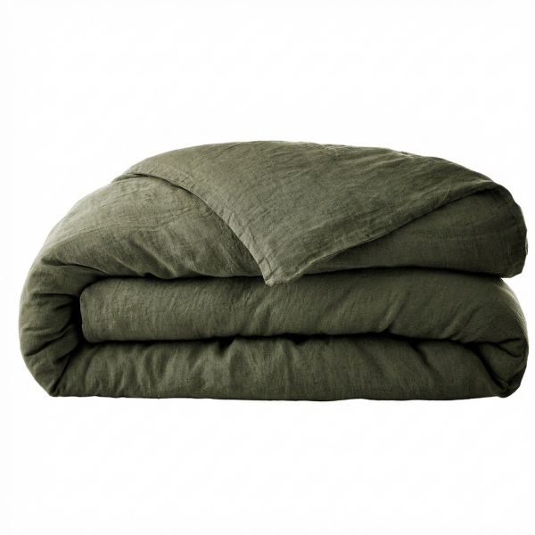 Housse de couette 200x200 cm Lin Rosalie Thym