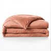 Housse de couette 200x200 cm Lyocell Gabrielle Terracotta
