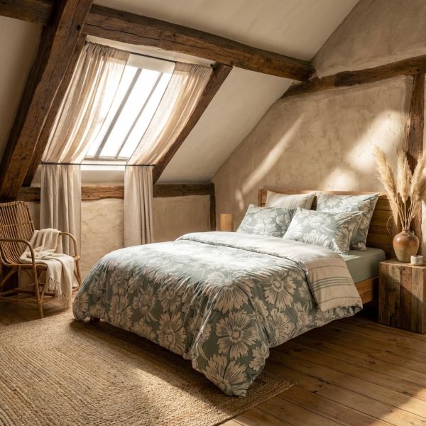 Housse de couette 220x240 cm Coton Tamara