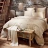 Housse de couette 220x240 cm Coton Paloma Naturel