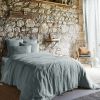 Housse de couette 240x260 cm Lin Rosalie Azur