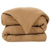 Housse de couette 240x280 cm Gaze de Coton Terra Camel