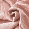 Housse de couette 240x280 cm Gaze de Coton Terra Rose Foncé