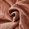 Housse de couette 240x280 cm Gaze de Coton Terra Terracotta