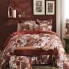 Housse de couette Reversible 140x200 cm Gaze de Coton Florence Terracotta
