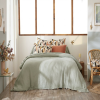 Housse de couette Reversible 140x200 cm Gaze de Coton Lucia Eucalyptus