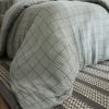 Housse de couette Reversible 140x200 cm Gaze de Coton Terra Harmonie Eucalyptus