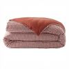 Housse de couette Reversible 140x200 cm Gaze de Coton Vickie Terracotta