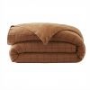 Housse de couette Reversible 200x200 cm Gaze de Coton Terra Harmonie Camel
