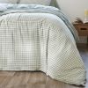 Housse de couette Reversible 240x260 cm Gaze de Coton Vickie Eucalyptus