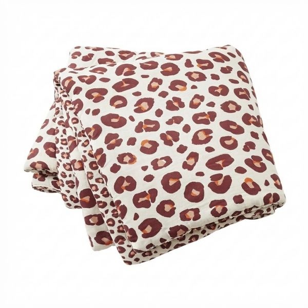 Bout de lit 90x200 cm Gaze de Coton Montauk Rose