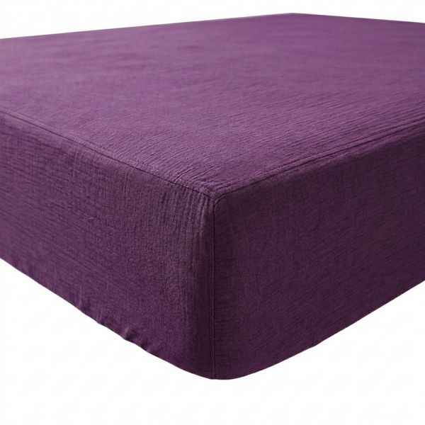 Drap housse 180x200+30 cm Gaze de Coton Hampton Opulence